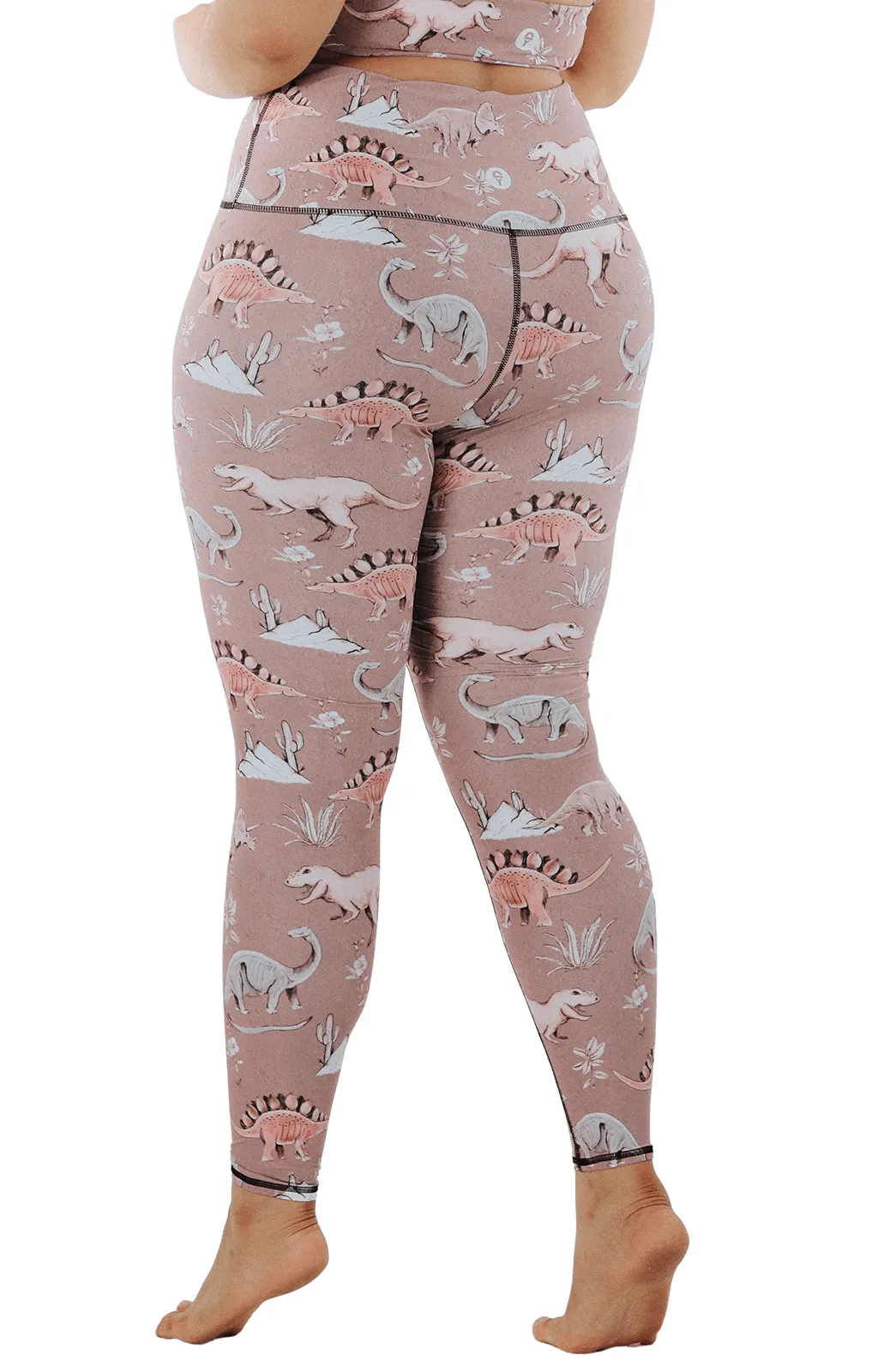 Yoga Pants with Stokasaurus Print