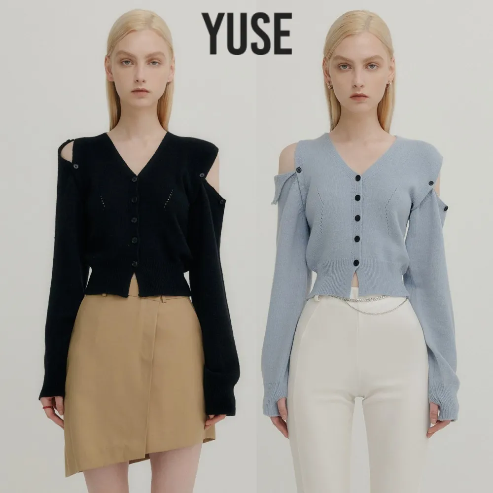 Chic Plain Elegant Style Cardigans by YUSE